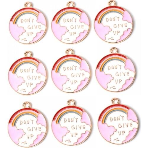 10Pcs 21*24mm World Map Charms Earth Alloy Metal Drop Oil Pendant For DIY Making Necklace Bracelet Earrings Jewelry Accessories