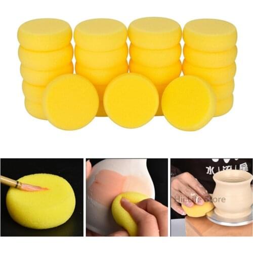 10pcs High-quality Sponge Sculpture Modeling Moisturizing Sponge High-density Pottery Coloring and Wiping Pottery Tools
