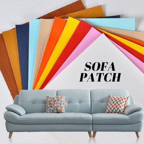 135x50cm PU leather self adhesive fix subsidies simulation skin back since the sticky rubber patch leather sofa fabrics
