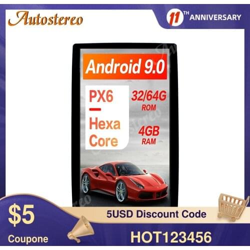 Android 9.0 64+4G 12.8 inch Car GPS navigation For VW/Toyota/Nissan/Ford/KIA/Hyundai/BMW 2 Din Radio Universal Multimedia Player