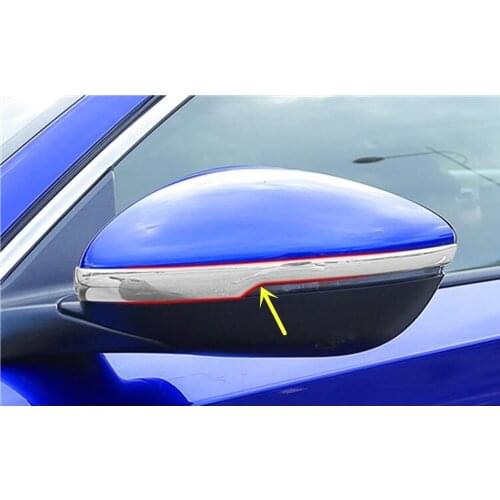 For Honda Accord Sedan 10th 2018 2019 2020 Car Body ABS Chrome Back Rear View Rearview Side Mirror Eyebrow Stick Trim Frame