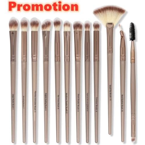 Free shipping from ES Ru Stock Promotion 12pc Beauty Eyeshadow Makeup Brush Set Highlight Professional Eye Makeup Brushs