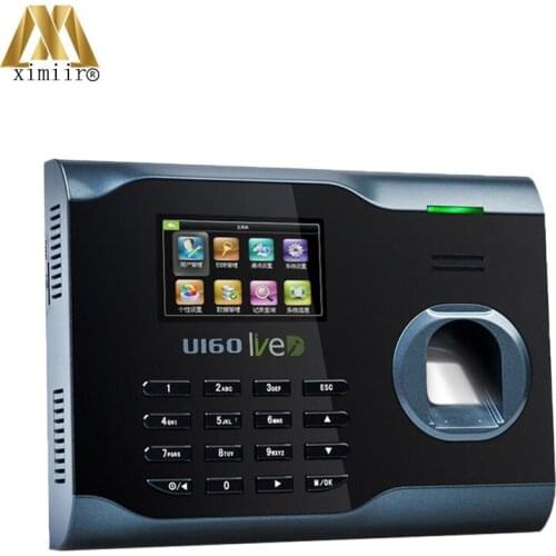 Biometric Fingerprint Time Attendance ZK U160 Time Attendance In Fingerprint Recognition Device Free SDK & Software
