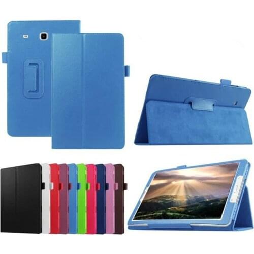 Case Cover for Samsung Tab E T560 ltra Thin pu Leather Stand Protector Tablet Case Cover 9.6 inch flat protective case