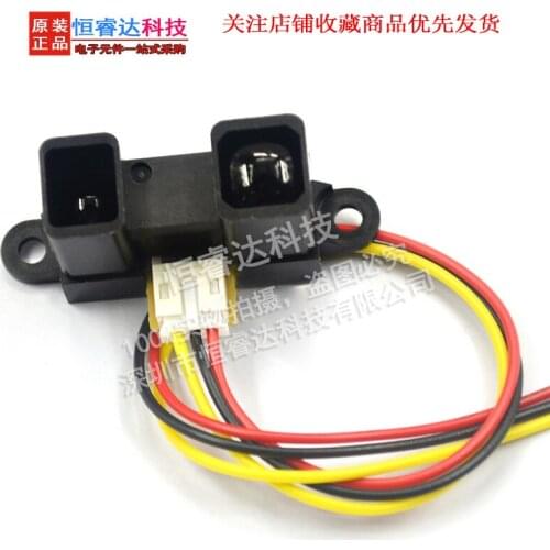 GREAT IT GP2Y0A21YK0F 100% NEW 2Y0A21 10-80cm Infrared distance sensor INCLUDING WIRE