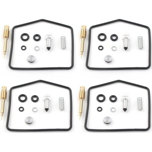 4 Sets Motorcycle Carb Carburetor Rebuild Repair Kit for Kawasaki LTD KZ 440 A D Belt KZ750 H KZ750E KZ750N