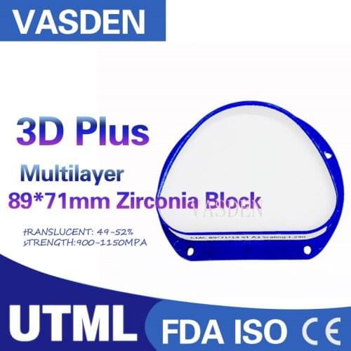 B1 Amann Girrbach Multilayered Pre Shaded Dental Color disc Zirconia Ceramic Blocks For CAD CAM Milling System