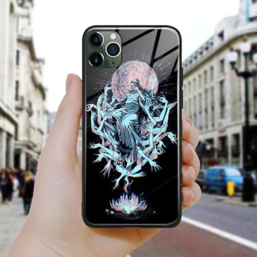 Jujutsu kaisen anime art Soft Silicone Glass Phone Case Cover Shell For iPhone SE 6 6s 7 8 Plus X XR XS 11 12 Mini Pro Max