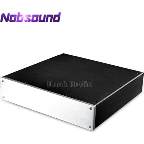 Nobsound Aluminum Case Amplifier Chassis DIY Pre-Amp Enclosure Headphone/DAC Box House