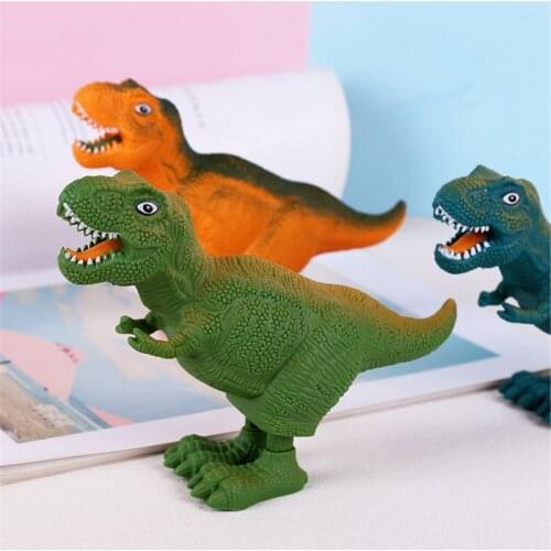 Novelty Dinosaur Wind Up Toys Clockwork Walking Kids Classic Educational Toy F3ME