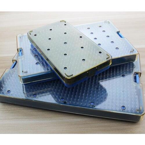 Ophthalmic microsurgical instruments Surgical Autoclavable Surgery Silicone disinfection box L/M/S size