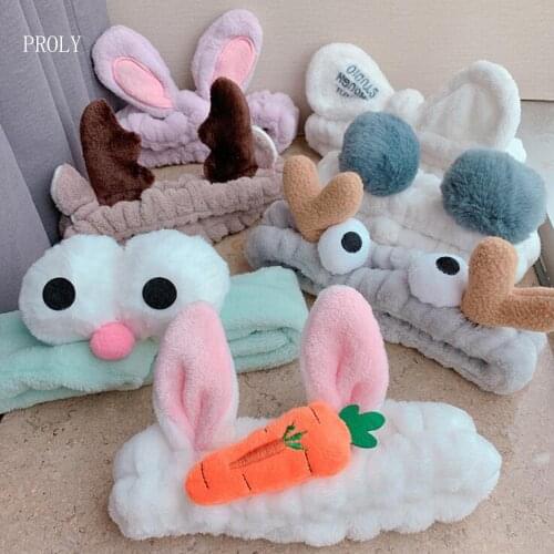 PROLY New Fashion Women Headband High Elastic Hair Band Big Bow Knot Turban Warm Soft Face Washing Headwear Hair Accessories