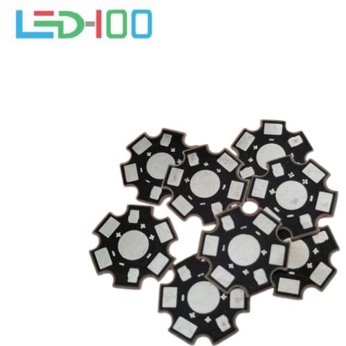 NEW 1W 3W 5W Heat Sink LED Aluminum Base Plate PCB Board Substrate 20mm Star Kit DIY Cooling Heatsink LED Bead Chips