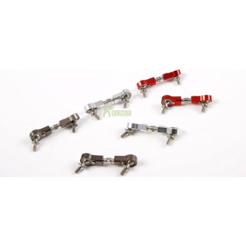 Alloy CNC Steering Gear Small Lever Pull Rod for Symmetrical Steering Fit for 1/5 HPI ROVAN KM BAJA 5B 5T 5SC