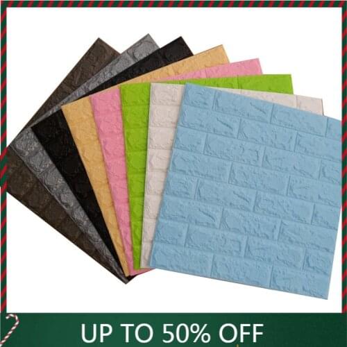 Self-adhesive Wallpaper 3d Wall Panel Wall Stickers Bedroom Warm Background Wall Soft Pack Diy Foam Decorative Stickers Kitchen