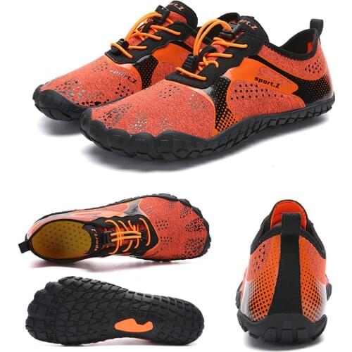 Unisex Barefoot Shoes Swimming Upstream Water Shoes Non-slip Quick Drying Hiking Sports Shoes Beach Slippers Fitness Sneakers