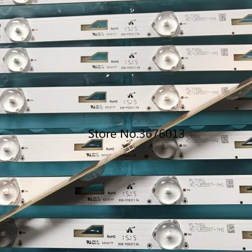 619mm LED backlight bar 4C-LB5507-YH1 TMT-55F3700-11X7-303C-7S1P 006-P2K2113A for TCL L55F3700A D55A710 L55F2890A 55M80A