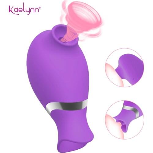 Oral Sucking Vibrator Sex Toys for Women Nipple Sucker Vibrators Female Clitoris Stimulator Licking Tongue Vibrating Sex Machine