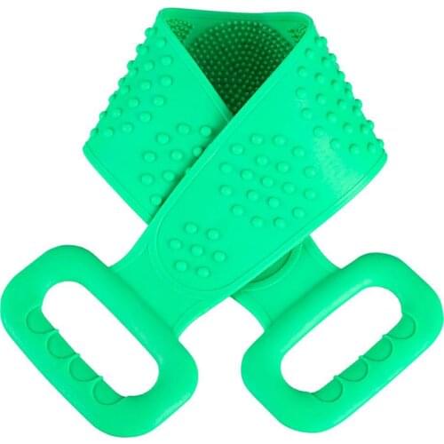 Magic Silicone Brushes Bath Towels Body Brush Bath Belt Exfoliating Back Brush Belt Wash Skin Household Clean Shower Brushes CSV