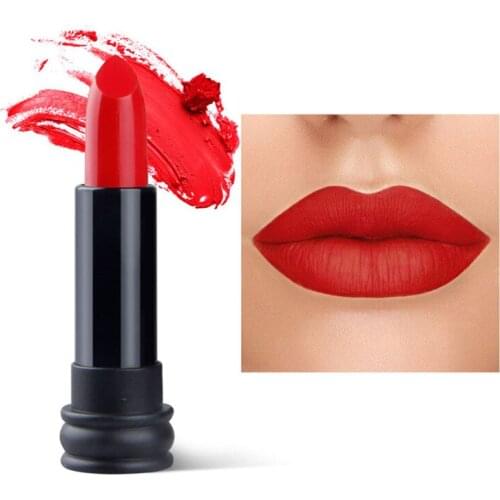 High Quality Women Lipstick Lipstick Soft Long Lasting Pigmented Tint Sexy Red Lip Stick Beauty Matte Women Gift Lipstick