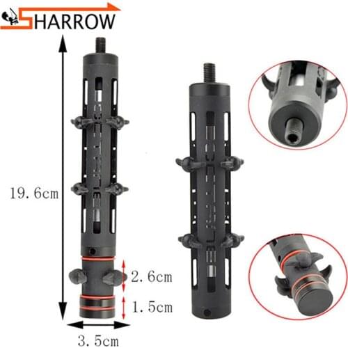 1pc 7.8inch Rubber Bow Stabilizer Compound Bow Damper Shooting Shock Absorber For Bows And Arrows Hunting Archery Accessories