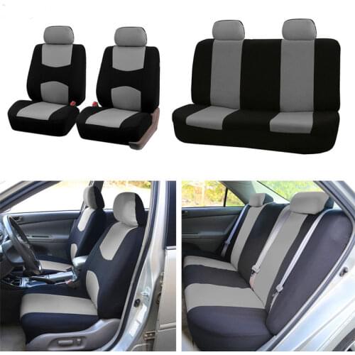 For Car Seat Covers Sets for Fiat freemont tipogrande punto sedici panda Front Back Seat Cover Universal Car Accessories