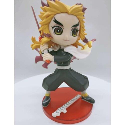 16cm Ghost Slayer 3rd Generation Super Large Edition Rengoku Kyoujurou Standing Model Boxed Figure PVC action figure collection