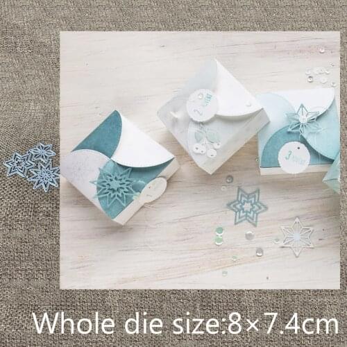 New Design Craft Metal Cutting Die cut dies 3pcs flower star decoration scrapbook Album Paper Card Craft Embossing die cuts