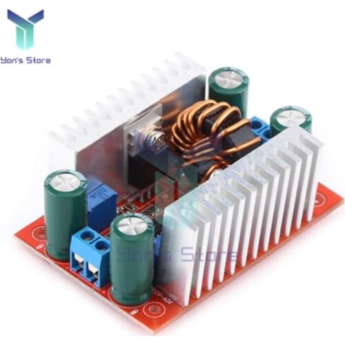 400W 15A DC-DC Boost Converter Step Up Power Transformer Supply Voltage Regulator Constant Power Heat Sink 8.5V-50V to 10-60V
