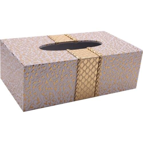 Promotion! Car Home Rectangle Shaped Tissue Box Household Living Room Desktop Napkin Tissue Holder