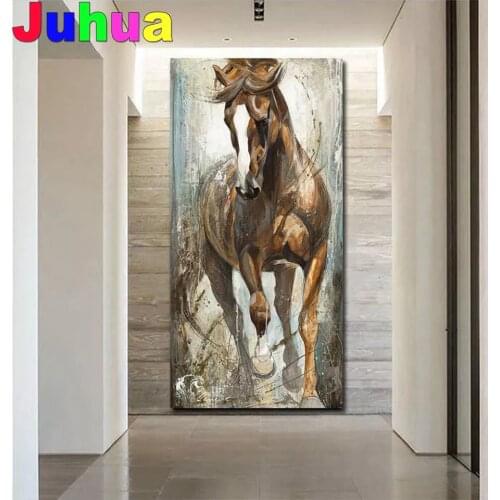 New Horse diamond embroidery mosaic Modern animal art, diamond paintings drill stitch cross rhinestone of picture art