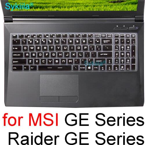 Keyboard Cover for MSI GE76 GE75 Raider GE73 GE73VR GE72 GE72VR GE72MVR GE63 GE63VR GE62 GE62VR GE62MVR Gaming Laptop Skin Case