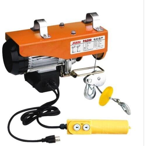 Electric Winch Hoist Crane 12M Auto Lift Multi-function Electric Hoist Household Garage Winch