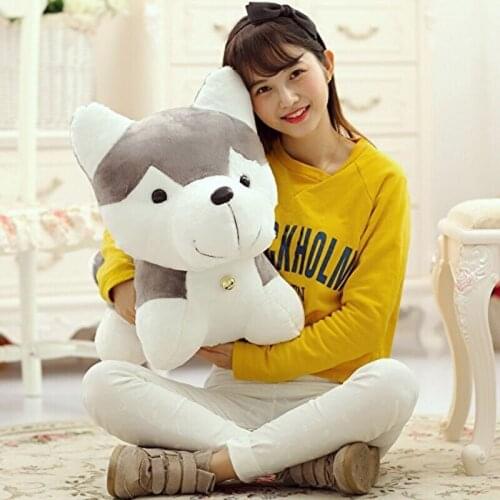 Giant Big Husky Dog Plush Toy Jumbo Stuffed Animal Soft Doll Creative Gift Newly Cotton Reward Birthday Soft Fill Cute