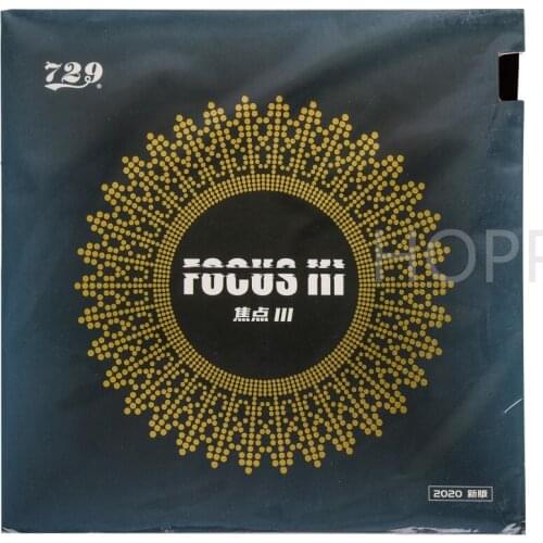 Friendship 729 Focus 3 Snipe Table Tennis Rubber Pips-In Original 729 FOCUS Ping Pong Sponge