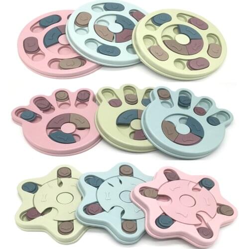 Dog Puzzle Toys Slow Feeder Interactive Increase Puppy IQ Food Dispenser Slowly Eating NonSlip Bowl Pet Cat Dogs Training Game