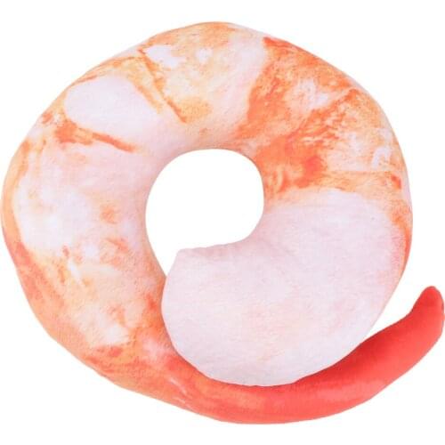 Simulation Shrimp Stuffed Plush Realistic Marine Animals Doll Throw Pillow Cushion