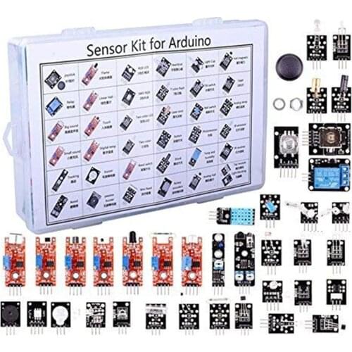 37 In 1 Sensor Module Board Set Kit for Arduino & MCU Education User for Arduino Starters DIY Raspberry Pi Mega2560 for UNO R3