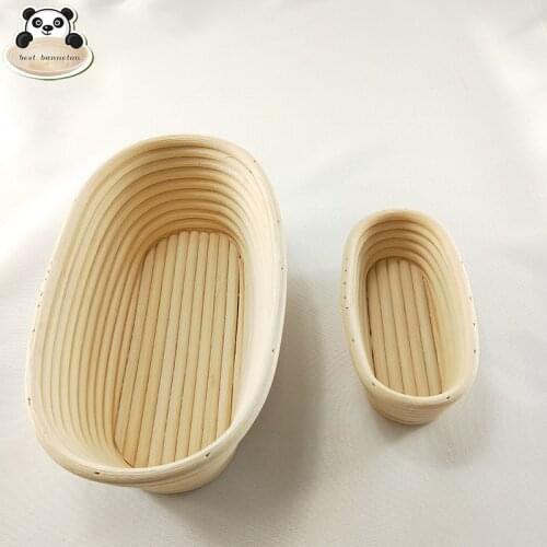 Best banneton Indonesia rattan Bread Pan Bakery Proofing Bread Proofing Basket For Dough Bakery Tools Box Oval
