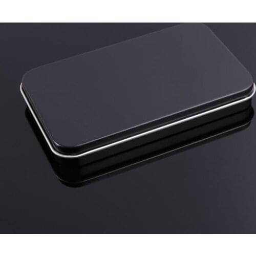 Organizer Case Small Metal Tinplate Can Storage Box For Makeup Double Eyelid Sticker Money Coin Key