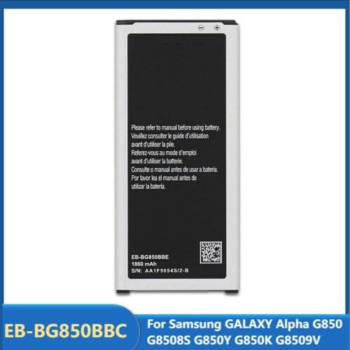 Original Replacement Phone Battery EB-BG850BBC For Samsung GALAXY Alpha G850 G8508S G850Y G850K G8509V 1860mAh