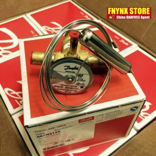 Original DANFOSS Refrigeration Thermal Expansion Valve TGEX 067N2156 R22/R407C