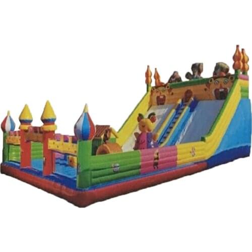 Holiday Cartoon Inflatable Fun City for kids, Inflatable Amusement Equipment on sale