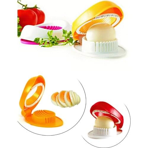 Renkli Yumurta Dilimleyici pratik, kullanışlı, düzenli yumurta dilimle