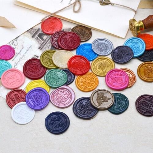 Retro 26 Letter A-Z Stamp Wax Seal Stamp Set Hobby DIY Crafts Gifts Decor Tools Letter Seals Custom Stamp Sealing Wax Seal Stamp