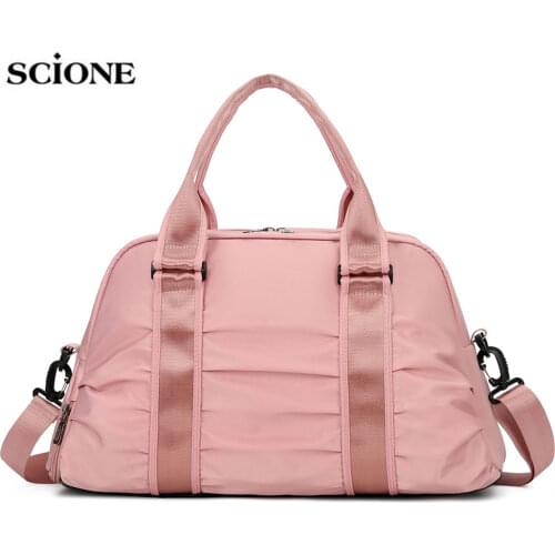 Outdoor Gym Bag Waterproof Nylon Sports Men Women Training Fitness Travel Storage Yoga Pack Training High Capacity Handbag X324A