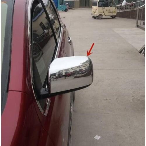 For Nissan QASHQAI 2008-2015 High-quality ABS Chrome rearview mirror decoration cover anti-rub protection car accessories
