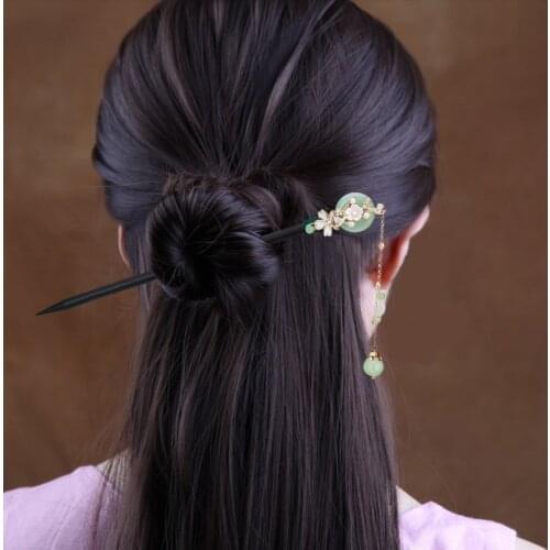 1Pcs Chinese Ancient Style Hair Claw Direct Pearl Plate Hairpin Bridal Headdress Hair Sticks Jewelry Ornaments Chinese Style
