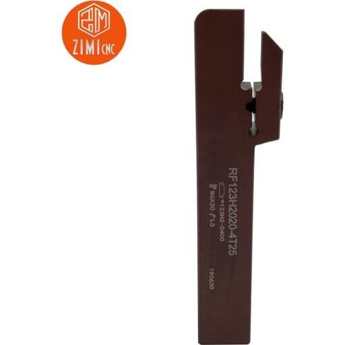 1pcs RF123H2020-4T25 slotted tool holder CNC lathe for *123H2-0400 lathe bracket