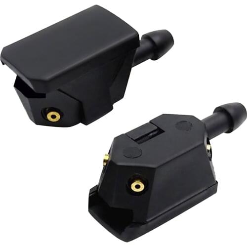 2Pcs Universal Car Windscreen Washer Wiper Blade Water Spray Jets Nozzles Mounted onto 8mm 9mm Arm Adjusted 4 Way Upgrade